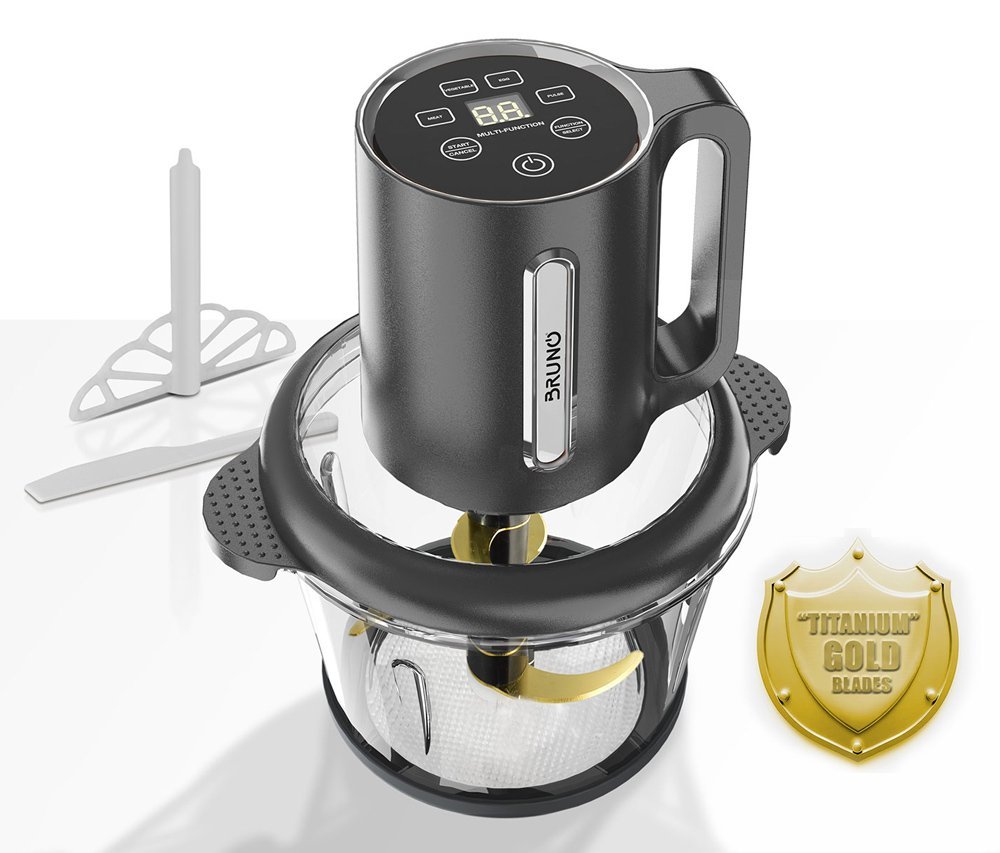 BRUNO πολυκόπτης προηγμένων λειτουργιών BRN-0248, ψηφιακός, 500W, 1.8L, 4 λεπίδες, μαύρος
