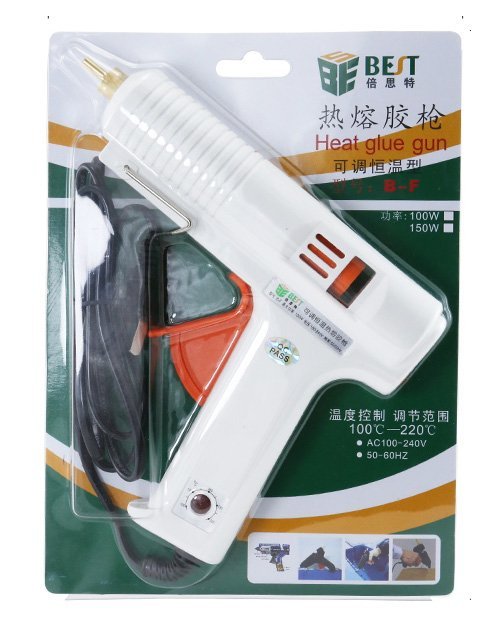 BEST πιστόλι θερμικής σιλικόνης BST-102B, 100W, ρυθμιζόμενη θερμοκρασία - Image 6