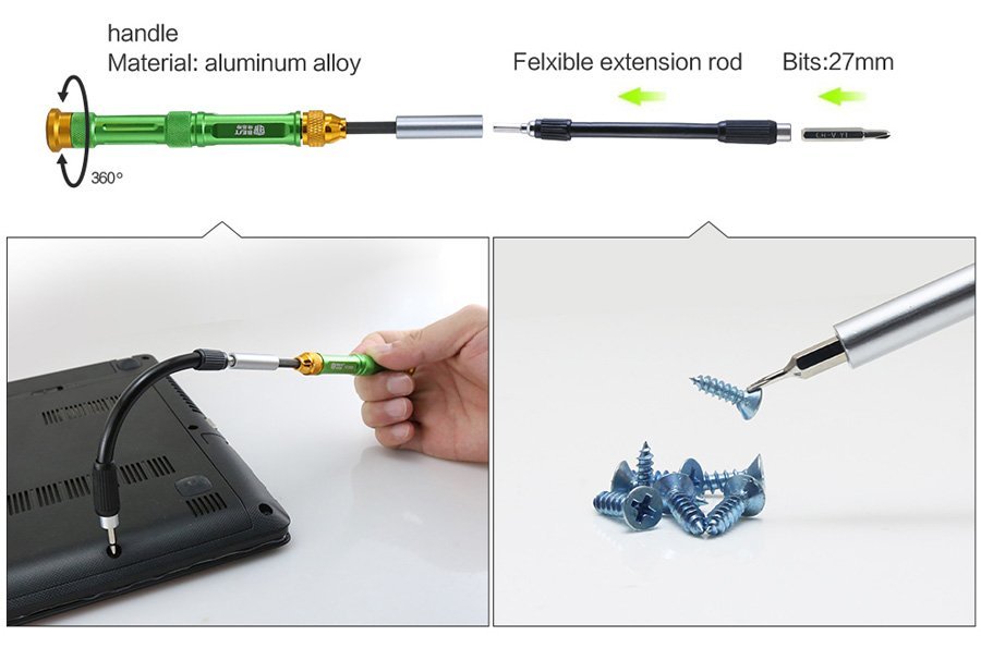 BEST σετ εργαλείων επισκευής κινητών BST-118 σε κασετίνα, 67τμχ - Image 8
