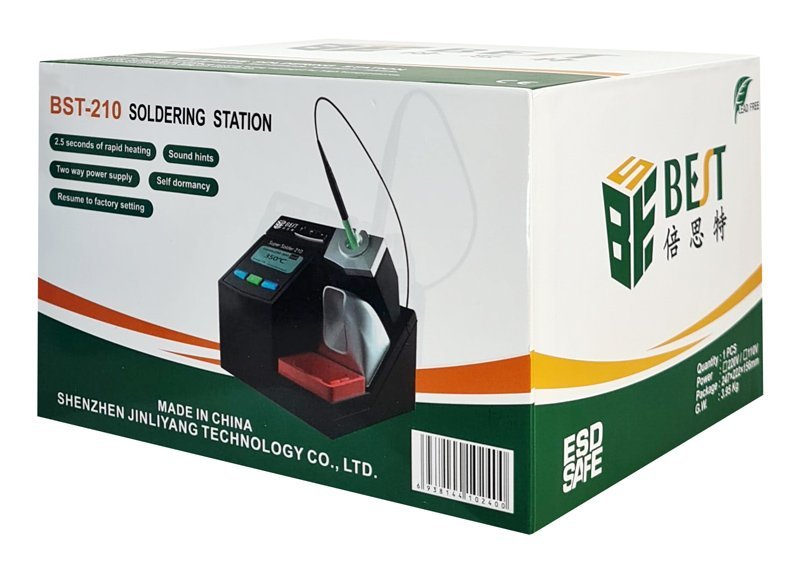 BEST σταθμός συγκόλλησης BST-210 με κολλητήρι, 130W, 50-520 °C - Image 6