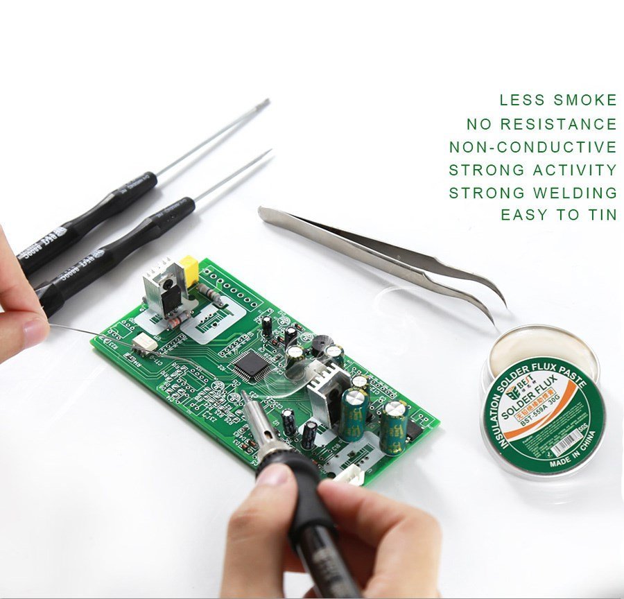 BEST Flux Solder paste συγκόλλησης, lead free, 30gr - Image 3