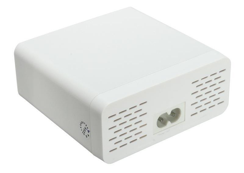 USB φορτιστής 6 θέσεων με LCD monitor, 5V 8A, 40W - Image 3