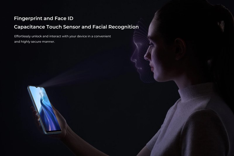 OUKITEL smartphone C36, 6.56", 4/128GB, 5150mAh, μαύρο - Image 6