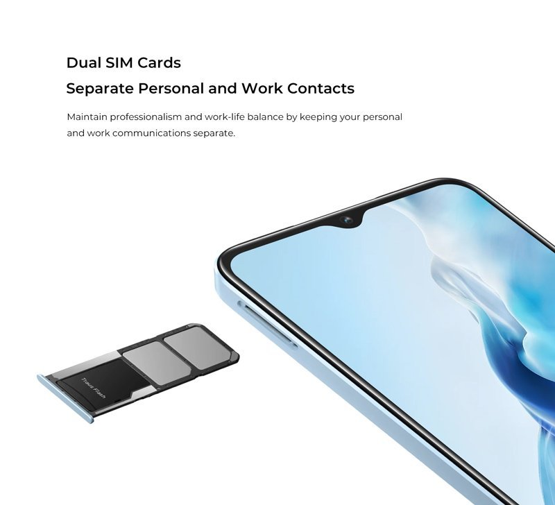 OUKITEL smartphone C36, 6.56", 4/128GB, 5150mAh, μαύρο - Image 7