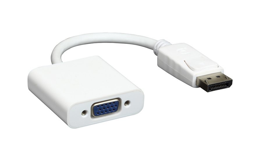 antaptoras DisplayPort se VGA, 0.20m, leykos DisplayPort