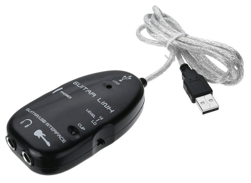 POWERTECH USB Guitar Link, για σύνδεση κιθάρας σε PC, 1m