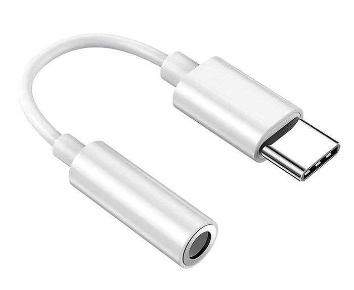POWERTECH αντάπτορας USB-C σε 3.5mm CAB-UC088, λευκός
