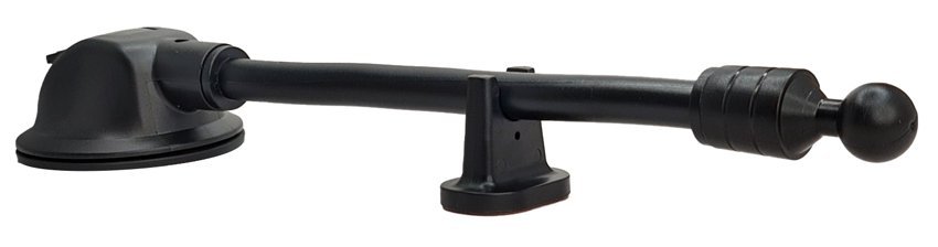 POWERTECH εύκαμπτος βραχίονας βάσης κινητού με βεντούζα CAR-0011, μαύρος - Image 3