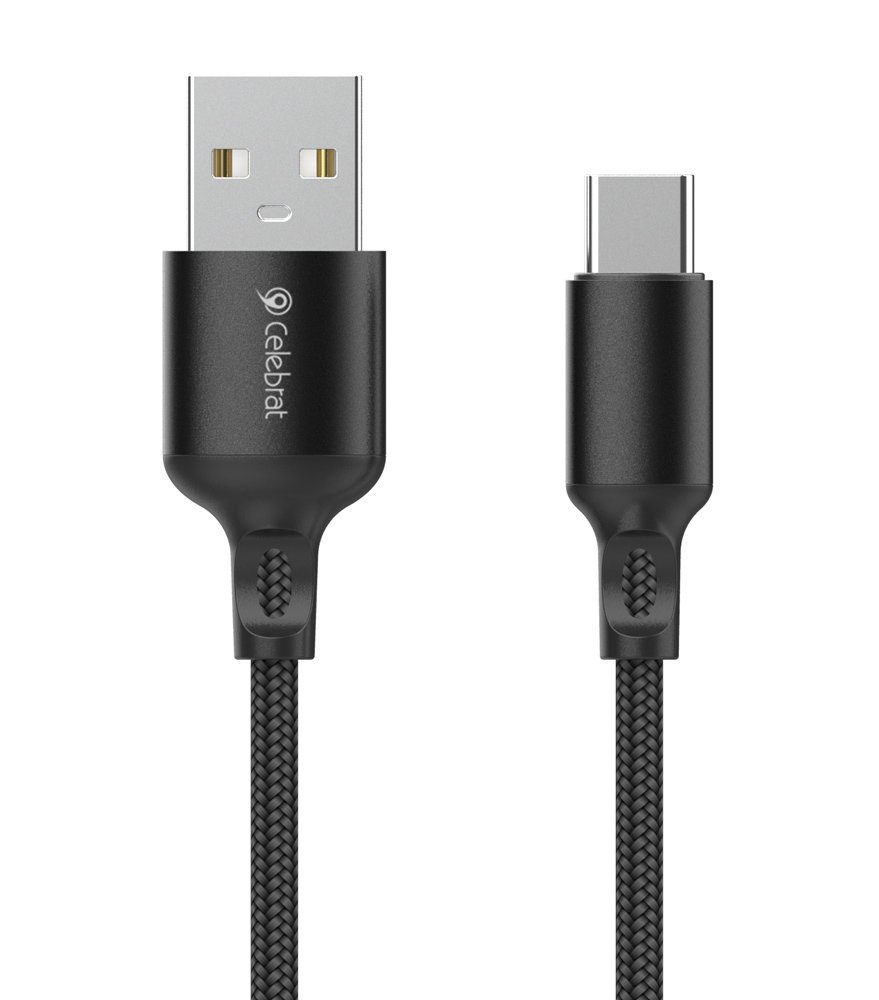 CELEBRAT καλώδιο USB-C σε USB CB-32, 3A, 1m, μαύρο