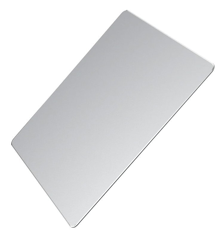 CABLETIME μεταλλικό mouse pad CT-MP24-AS, 246x202x2mm, ασημί & μαύρο