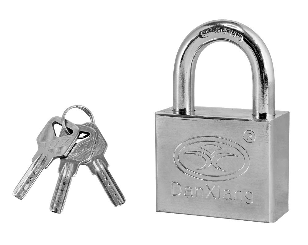 DAN XIANG λουκέτο πέταλο με κλειδί ασφαλείας CTL-0034, 50mm, μεταλλικό