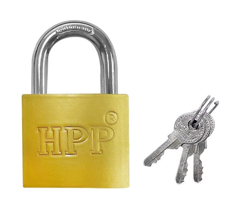 HPP λουκέτο πέταλο με κλειδί CTL-0041, 38mm, μεταλλικό