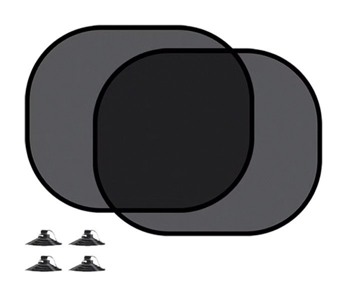 Σκίαστρα αυτοκινήτου DA354, με βεντούζα, 44x36.5cm, 2τμχ