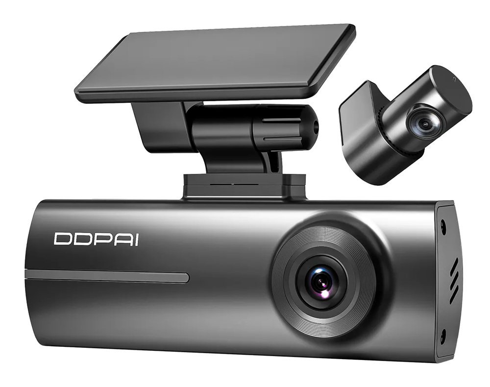 DDPAI smart σετ καμερών αυτοκινήτου N1 Dual, 1296p/1080p, WiFi