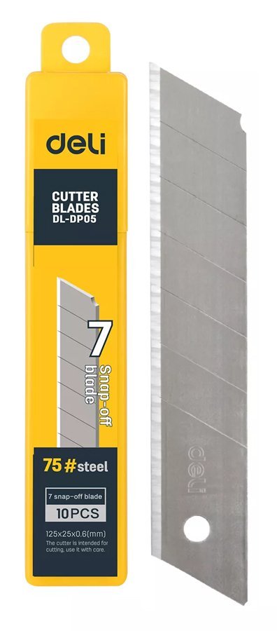 DELI ανταλλακτικές λεπίδες DL-DP05, 25mm, 10τμχ