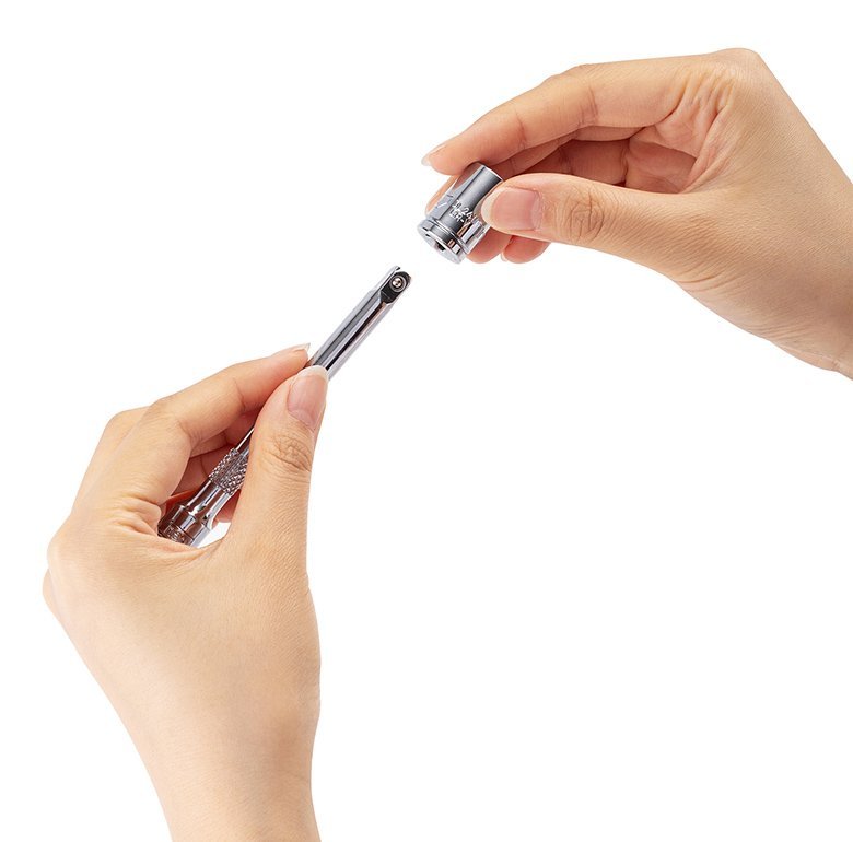 DELI σετ καστάνια με καρυδάκια DL0012T, 45 δόντια, 1/4", 150mm, 12τμχ - Image 5