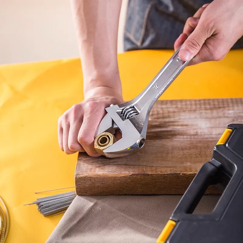 DELI γαλλικό κλειδί DL012A, 12"/300mm, 0-36mm, νίκελ - Image 2