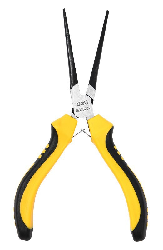 DELI μυτοτσίμπιδο ίσιο DL103202 με αντιολισθητικές λαβές, 150mm