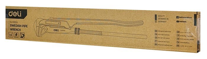 DELI γκαζοτανάλια DL105155, έως 55mm, 41.5cm, κίτρινη - Image 3