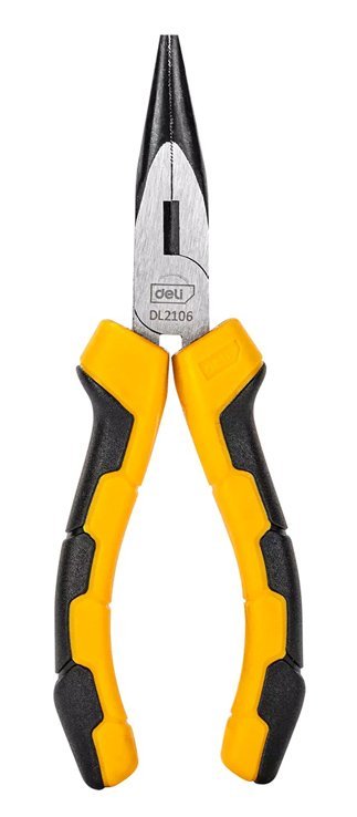 DELI μυτοτσίμπιδο ίσιο DL2106 με αντιολισθητικές λαβές, 160mm