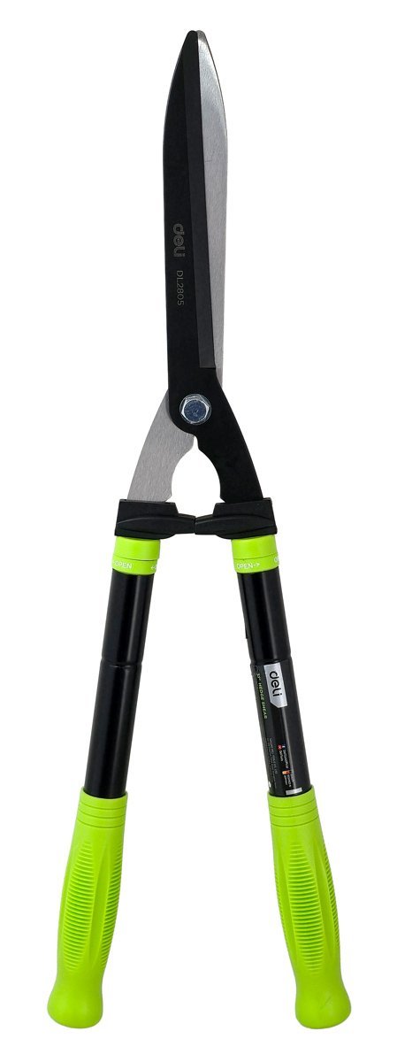 DELI ψαλίδι θάμνων DL2805 με αντιολισθητικές λαβές, πτυσσόμενο, 640-840mm