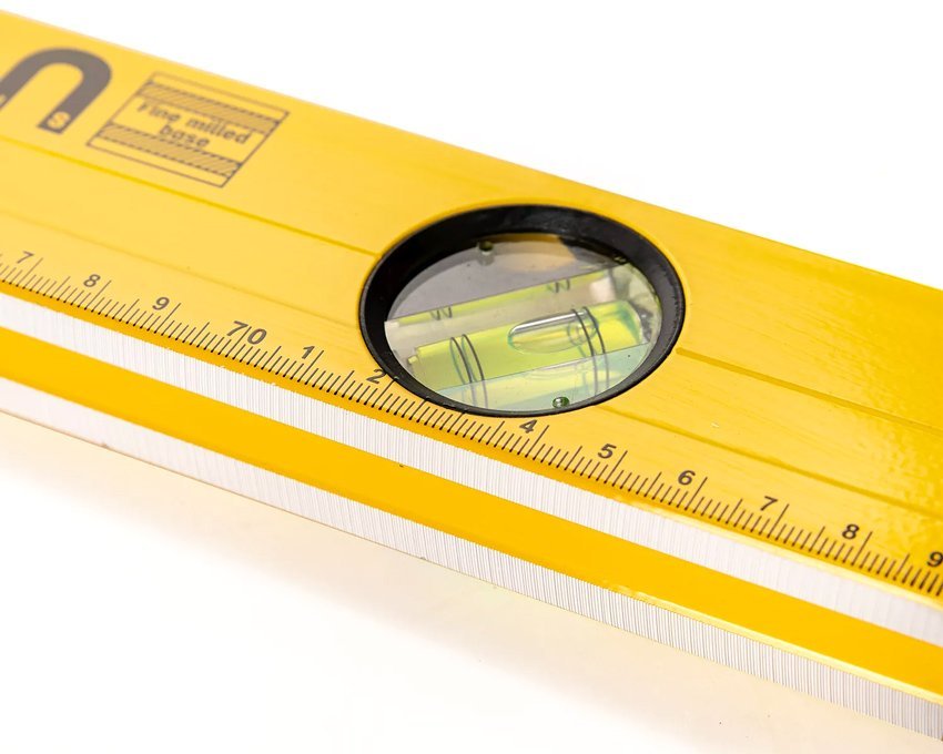 DELI αλφάδι DL290800 με 3 μάτια & χάρακα, μαγνητικό, 80cm - Image 2