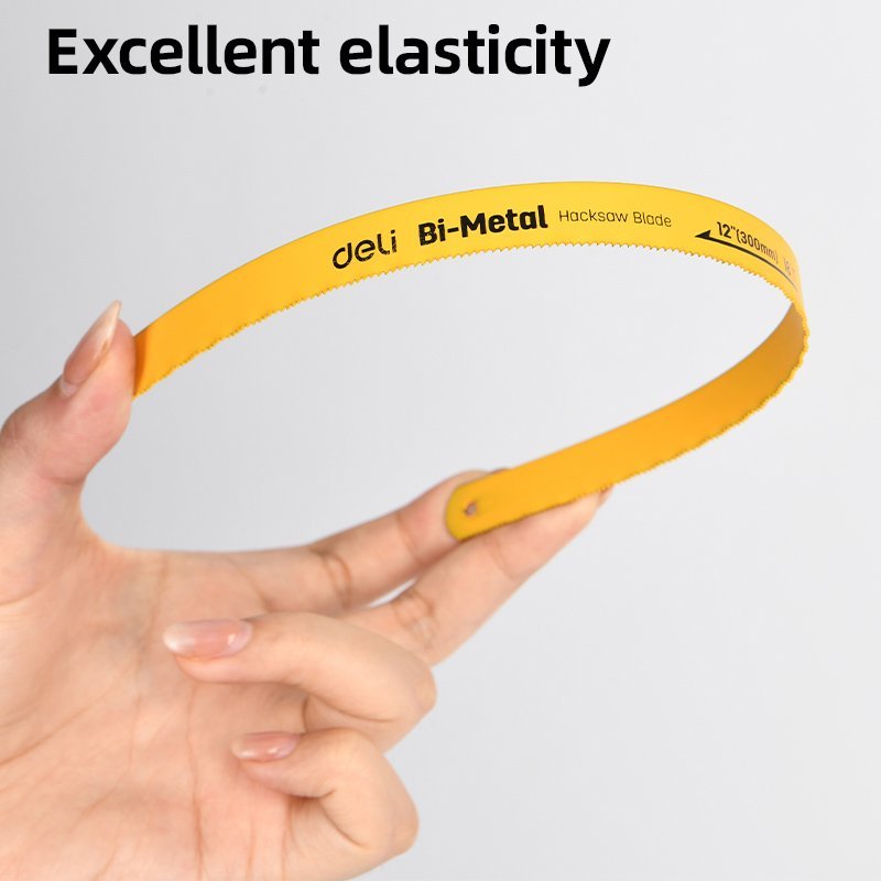 DELI σετ λάμες πριονιού σιδήρου/ξύλου DL353805A, 300mm, 18 TPI, 5τμχ - Image 2