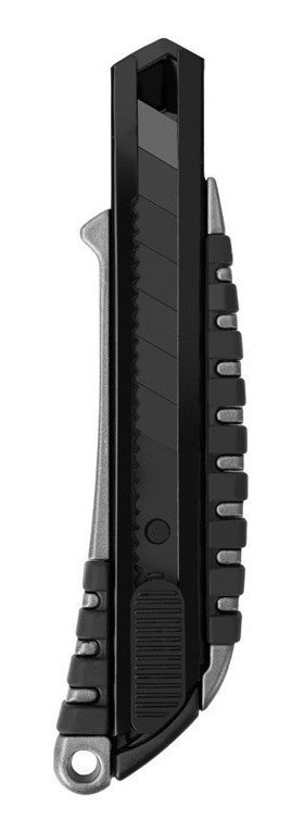 DELI κοπίδι DL4256 με αυτόματο κλείδωμα, μεταλλικό, 18mm, γκρι