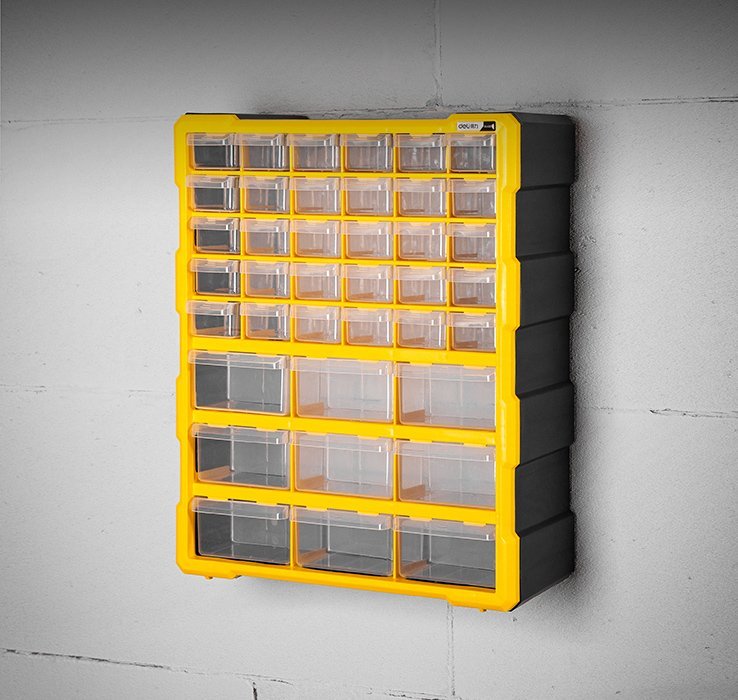 tampakiera, 39 theseon, 38x16x47.5cm, plastiki, kitrini/mayri Tampakiera 5