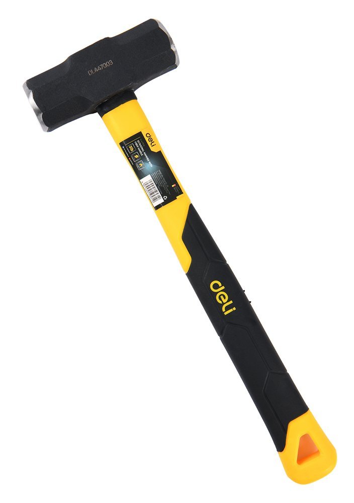 DELI βαριοπούλα DL447003 με αντιολισθητική Fiberglass λαβή, 1.36kg, 380mm