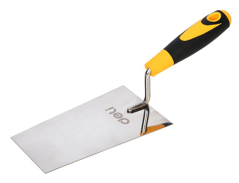 DELI μυστρί DL509330 με αντιολισθητική λαβή, ανοξείδωτο ατσάλι, 180mm