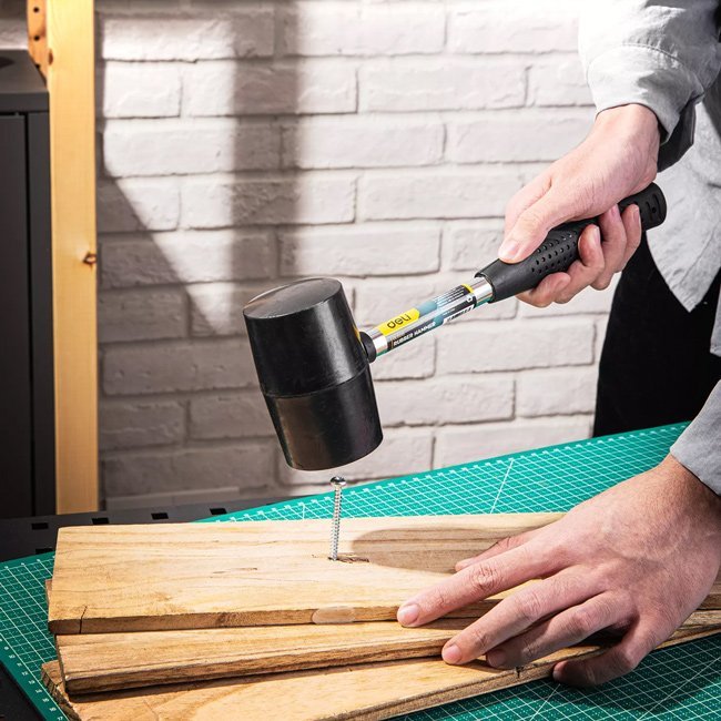 DELI ματσόλα DL5616 με αντιολισθητική λαβή, 16oz, 305mm - Image 2