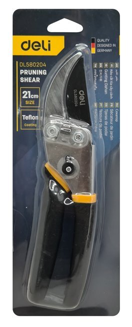 DELI κλαδευτήρι, teflon, ρυθμιζόμενο, 21cm - Image 3