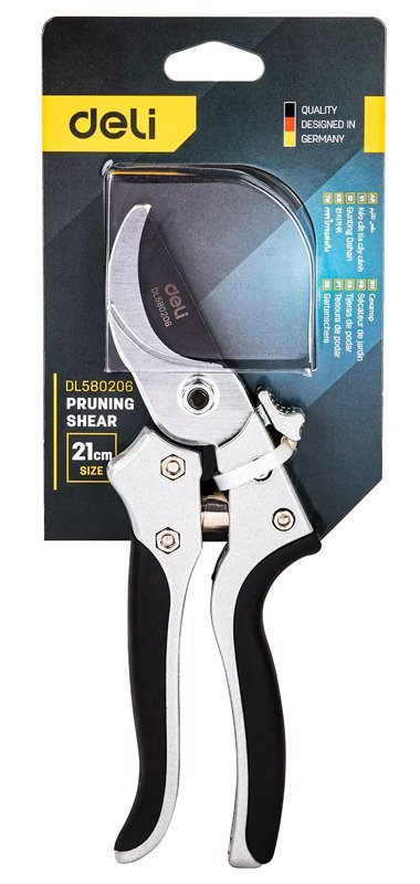 DELI κλαδευτήρι DL580206 με αντιολισθητικές λαβές, 21cm - Image 4