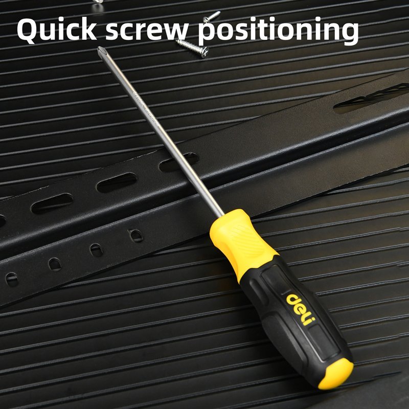 DELI κατσαβίδι σταυρωτό DL636150N με αντιολισθητική λαβή, μαγνητικό, PH2x150mm - Image 2