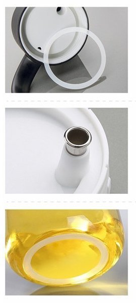 ECOCO γυάλινο δοχείο λαδιού-ξιδιού E1810, 1000ml, γκρι - Image 3