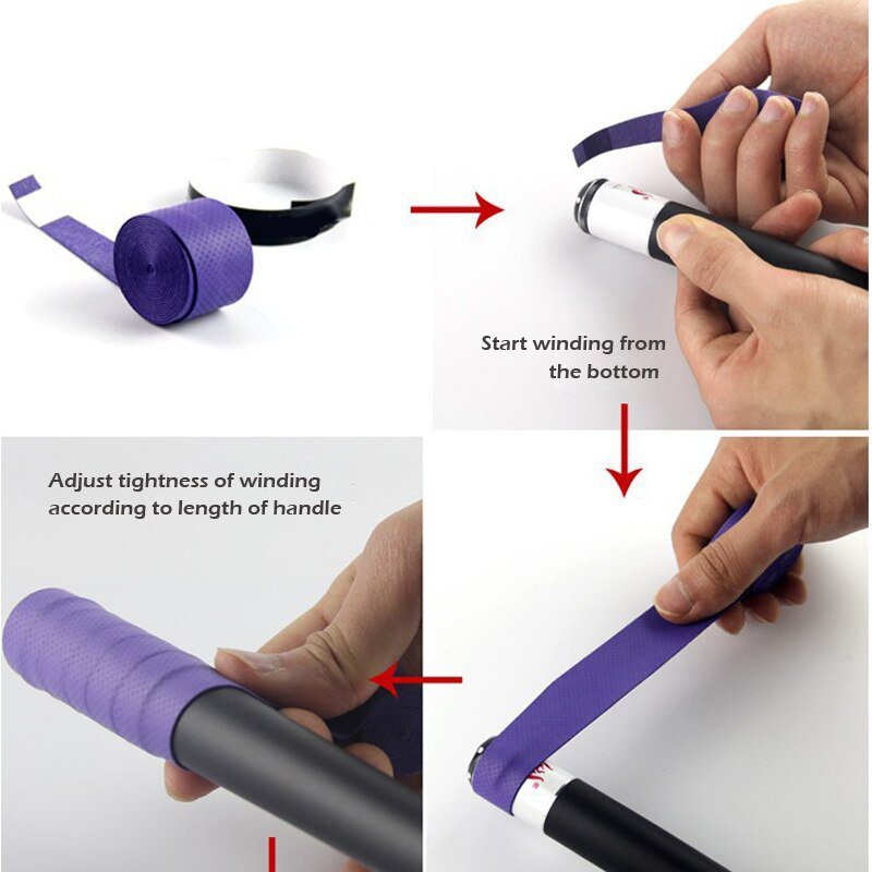 POWERTECH αντιολισθητική ταινία για καλάμι ψαρέματος FISH-0001, μαύρη - Image 2