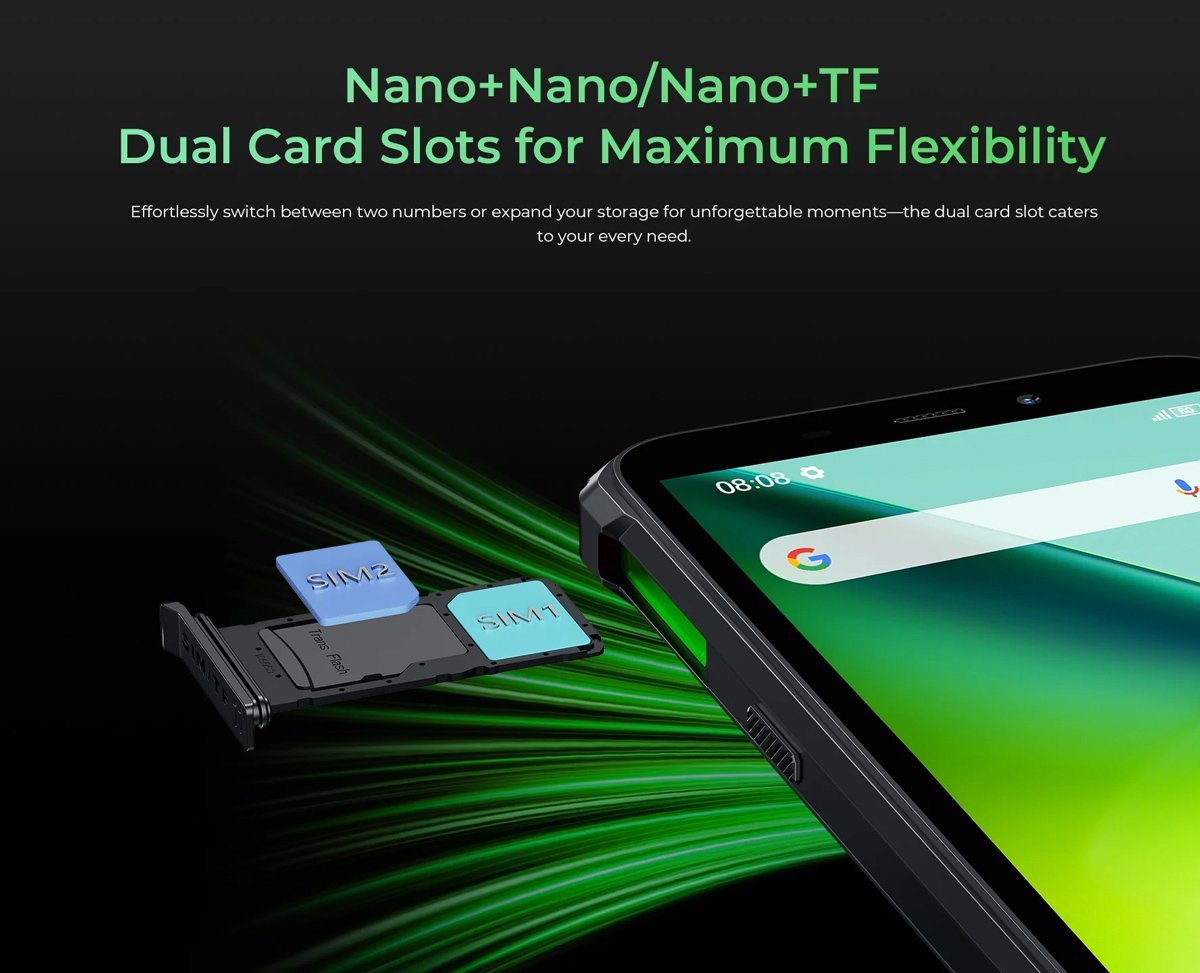 OUKITEL smartphone G5, 6", 4/128GB, 6300mAh, IP68/IP69K, μαύρο - Image 9