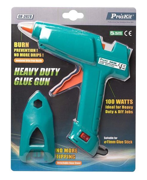 PROSKIT πιστόλι θερμοκόλλησης σιλικόνης GK-392B, 100W, 193 °C - Image 6
