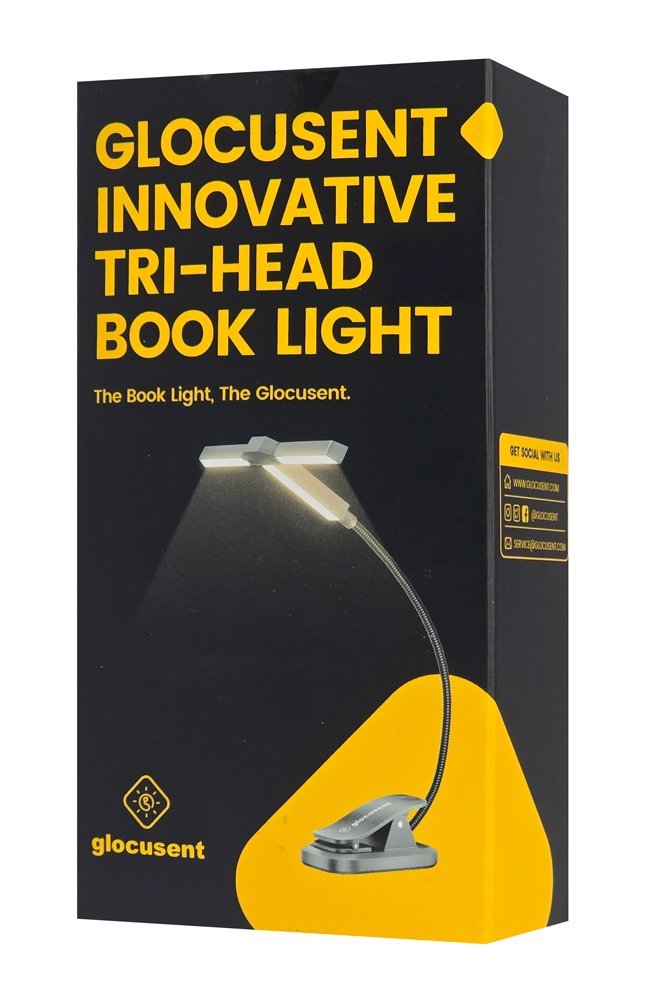 GLOCUSENT LED φακός διαβάσματος GLCSNTA2301, επαναφορτιζόμενος, έως 50lm, γκρι - Image 8