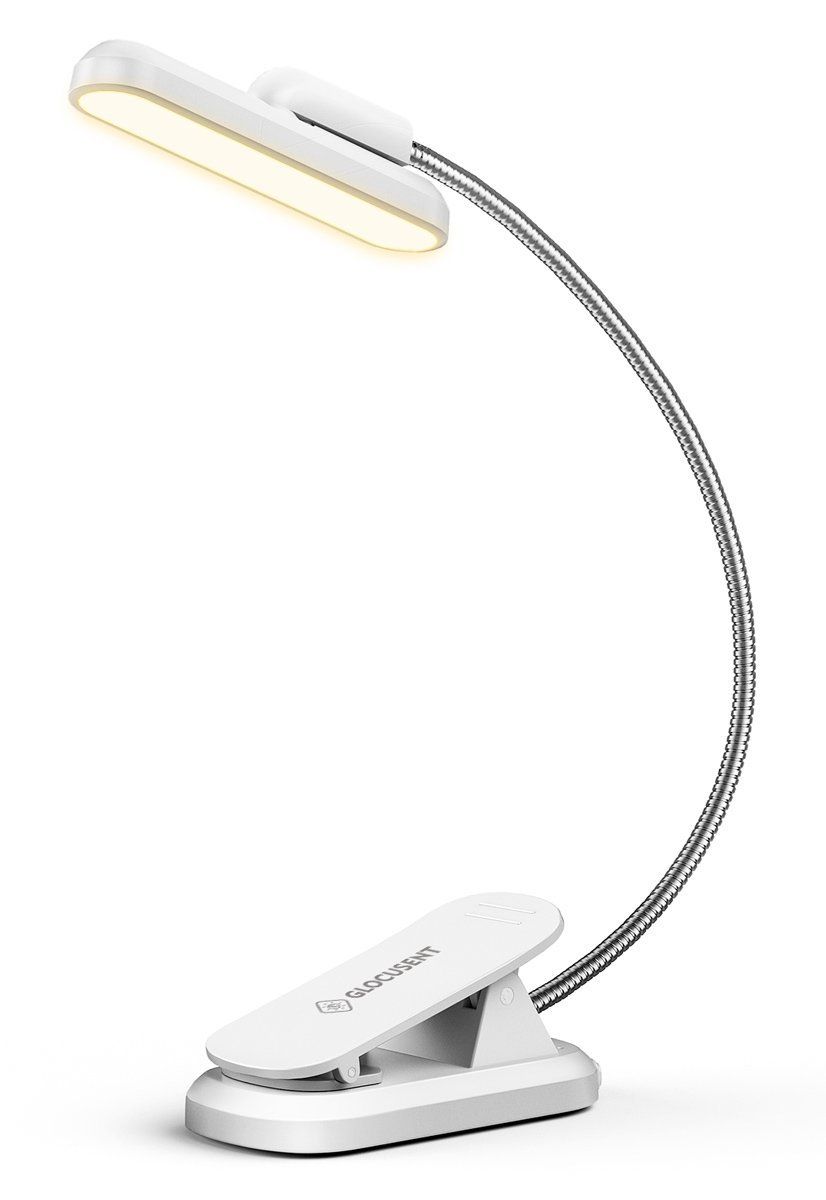 GLOCUSENT LED φακός διαβάσματος GLCSNTA2404, επαναφορτιζόμενος, έως 60lm, λευκός