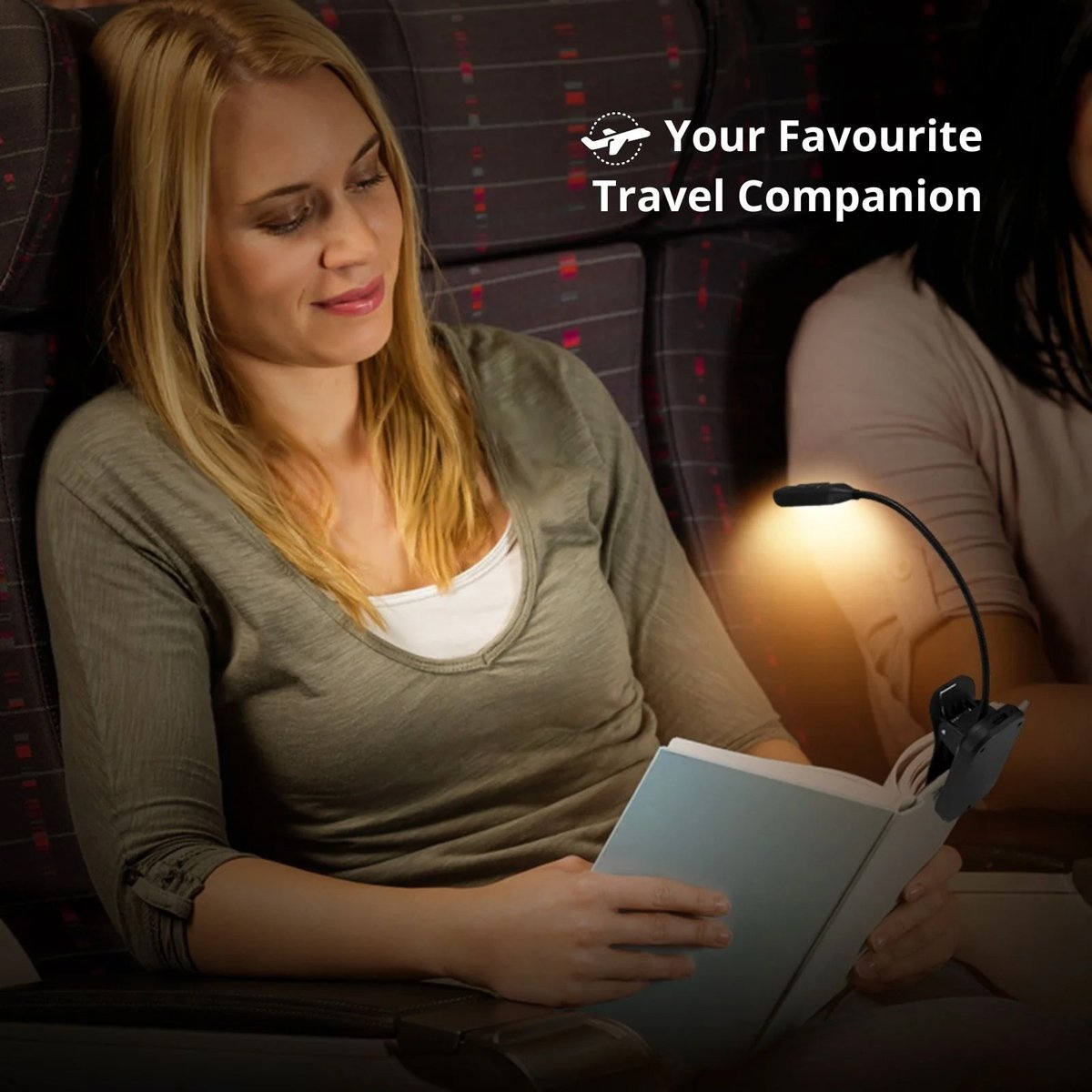 GLOCUSENT LED φακός διαβάσματος GLCSNTBL101B, επαναφορτιζόμενος, έως 45lm, μαύρος - Image 4