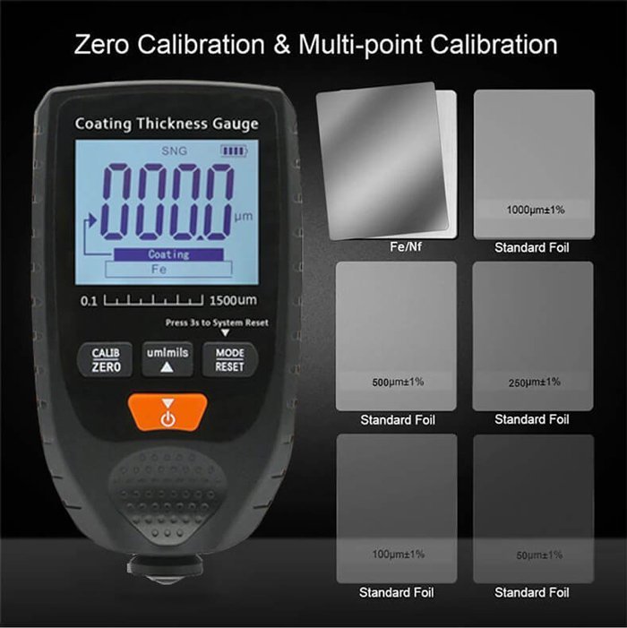 NOYAFA ψηφιακός μετρητής πάχους χρώματος GM998 - Image 5