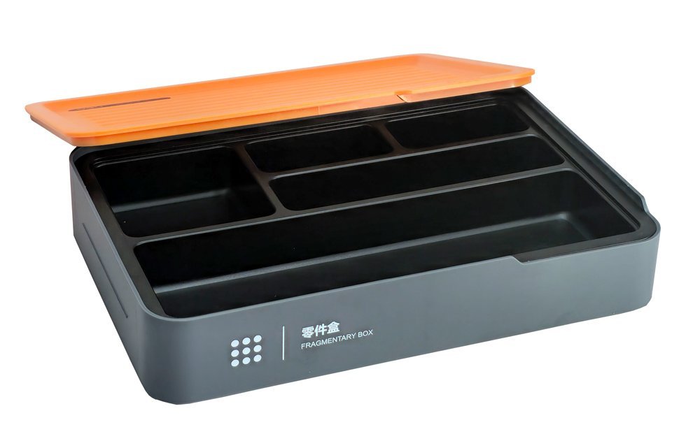 DELI εργαλειοθήκη H1001-B, 5 θέσεων, πλαστική, 30x20.5x5.5cm, γκρι - Image 2