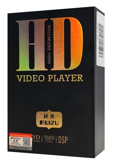 MP3 player I9 me othoni afis 3.8", 16GB, BT, 1000mAh, mayro 4