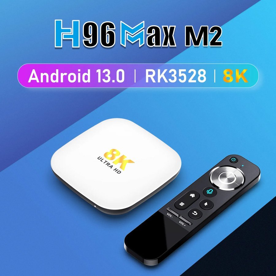 TV Box M2, 8K, RK3528, 4/64GB, WiFi 6, Android 13, voice assistant 2