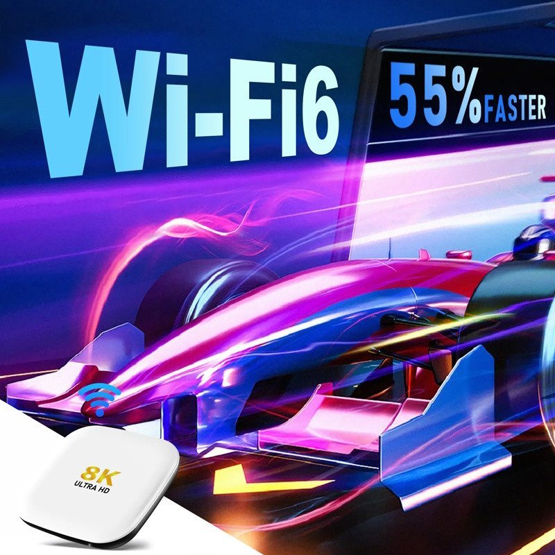 TV Box M2, 8K, RK3528, 4/64GB, WiFi 6, Android 13, voice assistant 3