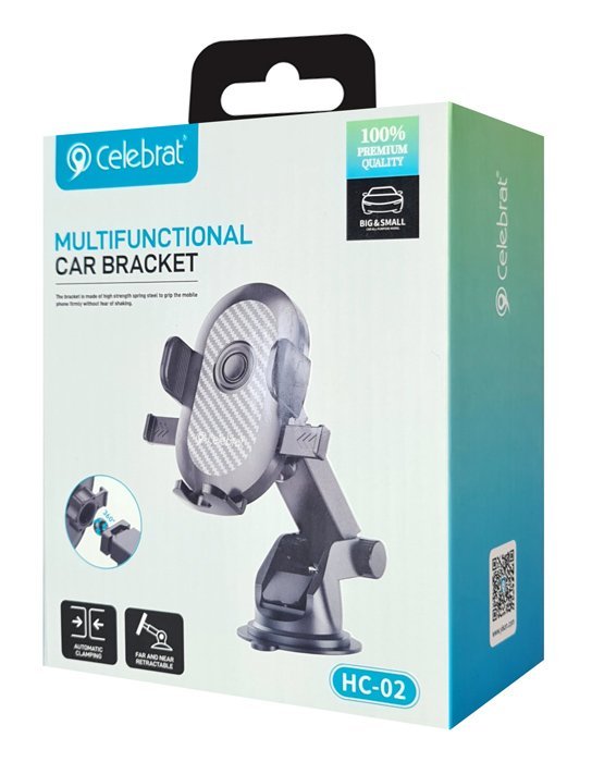 CELEBRAT βάση smartphone αυτοκινήτου HC-02 για ταμπλό, μαύρη - Image 8