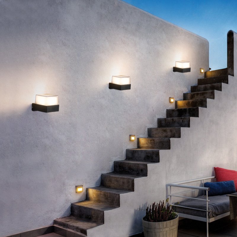 LED fotistiko toichoy, 7W, 4000K, 560lm, IP65, mayro Mayro