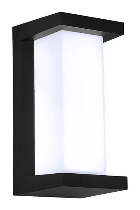 LED fotistiko toichoy, 12W, 4000K, 960lm, IP65, metalliko, mayro A Mayro